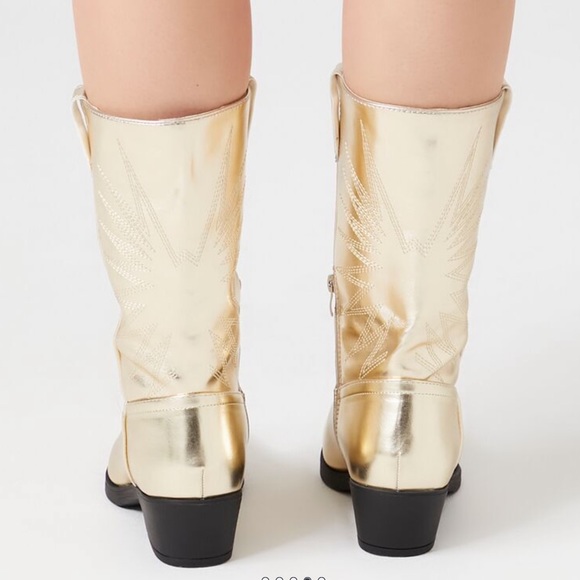 Metallic Cowboy Boots - Picture 4 of 5
